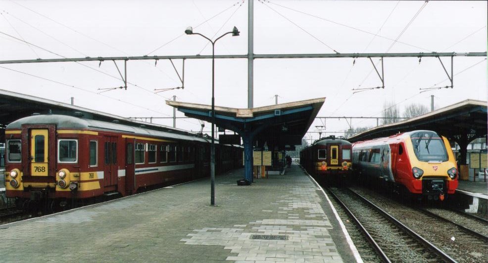 Another View of 220001 at Brugge during the official launch