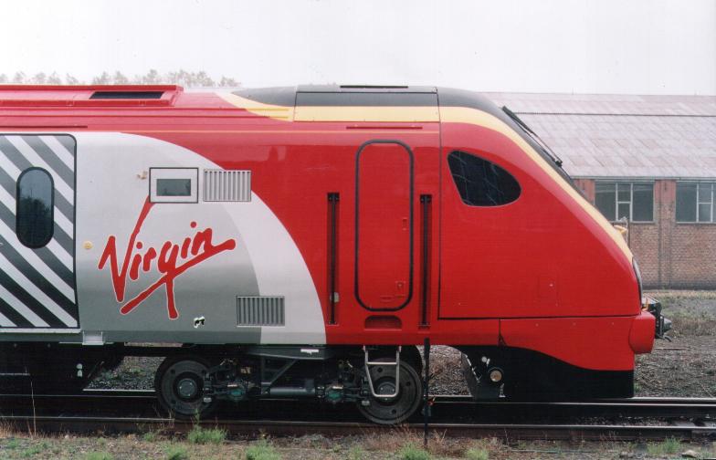 A side view of 220001, showing the cab profile