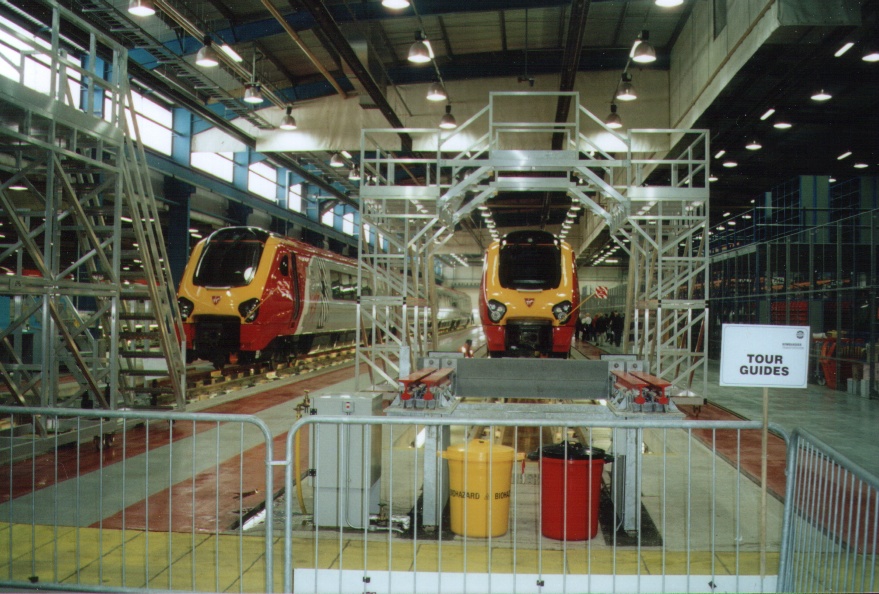 Another view of 220003 and 220005 during the Staff and Family Day at Central Rivers