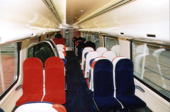 And this is the interior of the standard class coaches