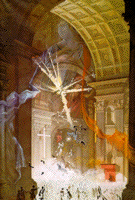 Explosion Of Faith In A Cathedral