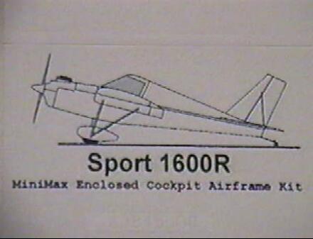 Don S Minimax1600r Sport Plane