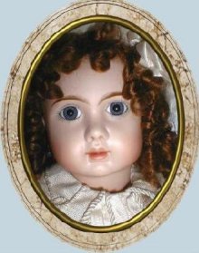 To Enter Our Website Click on the Face of the Doll.  This doll is a reproduction of an Antique Steiner Doll and is painted by our Artist, Evelyn Stanbury.  Our site includes pictures of many beautiful porcelain dolls for sale.