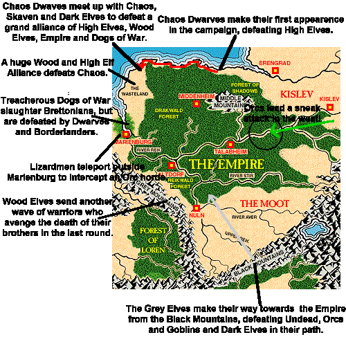 Map of the Beseiged Empire
