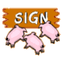 sign button