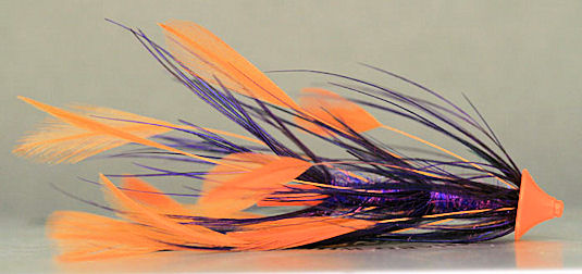 Flutter tube, Purple and Orange