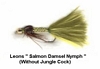 Leons Salmon Damsel Nymph w/o Jungle Cock
