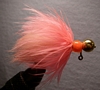 Single Bead Shell Pink Bead Head