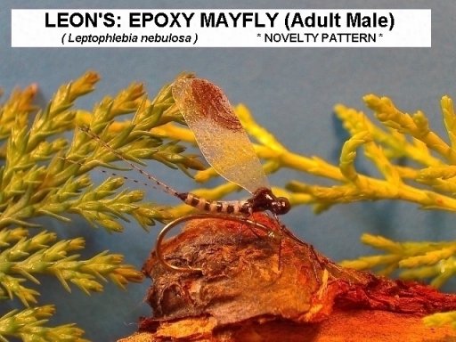 Leon's Epoxy Mayfly, Originated and Tied By Leon Guthrie