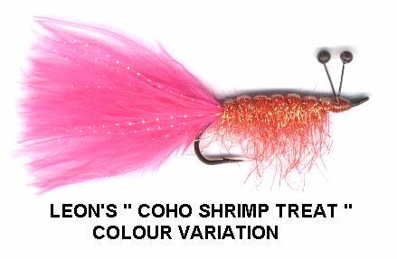 Leons Coho Shrimp Treat Colour Variation