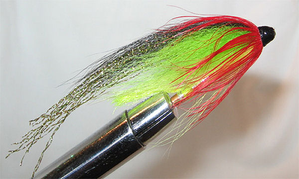Green and Black Tube, A Mikael Kallberg Fly