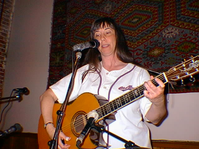 Kathye Sroufe singing her sweet songs