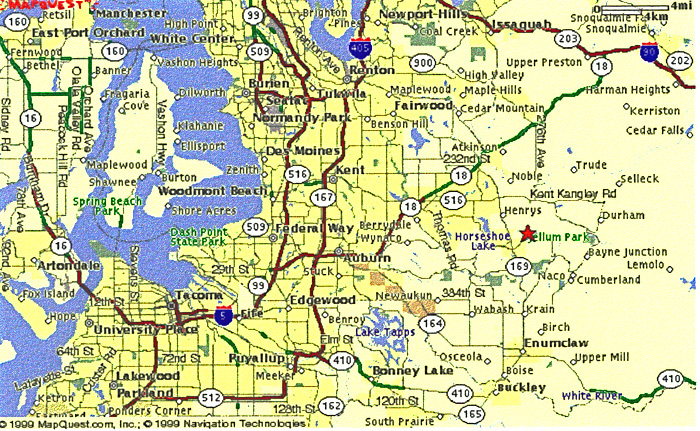 I-5 to Black Diamond, WA