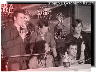 Mambr en conferencia de prensa - Premios Gardel 2003