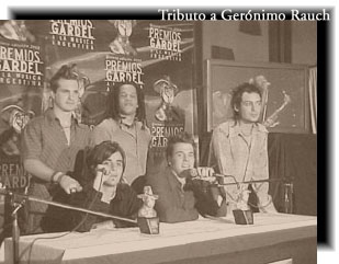 Mambr� en conferencia de prensa - Premios Gardel 2003