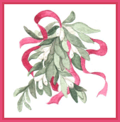 Christmas Garland - Mistletoe?
