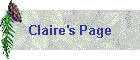 Claire's Page