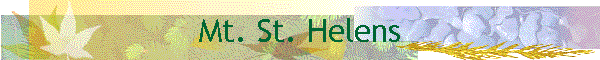 Mt. St. Helens