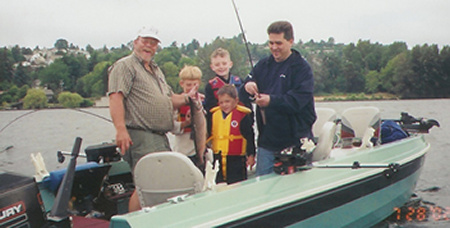 Sockeye fishing for the whole family.  What a Blast!