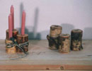 Candleholders available in sets of three or individual