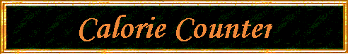 Calorie Counter