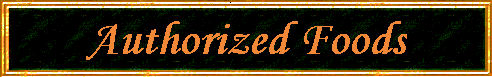 Authorized Foods