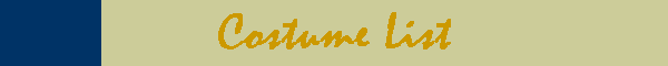 Costume List