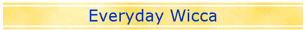 Everyday Wicca
