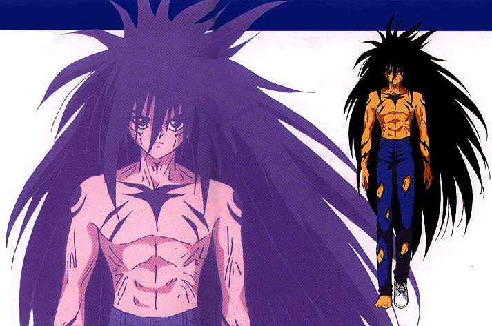 Yuusuke's demon form, however, is NOT looking very nice...