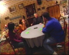 This is just before they were sent to their rooms. You see before them numbered envelopes. Those determined the room