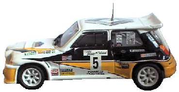 Side of Maxi 5 Turbo Rally: