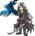 Sephiroth! 'cause he's a bad boy!