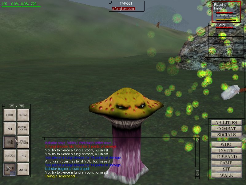Crazy shroom mob on luclin