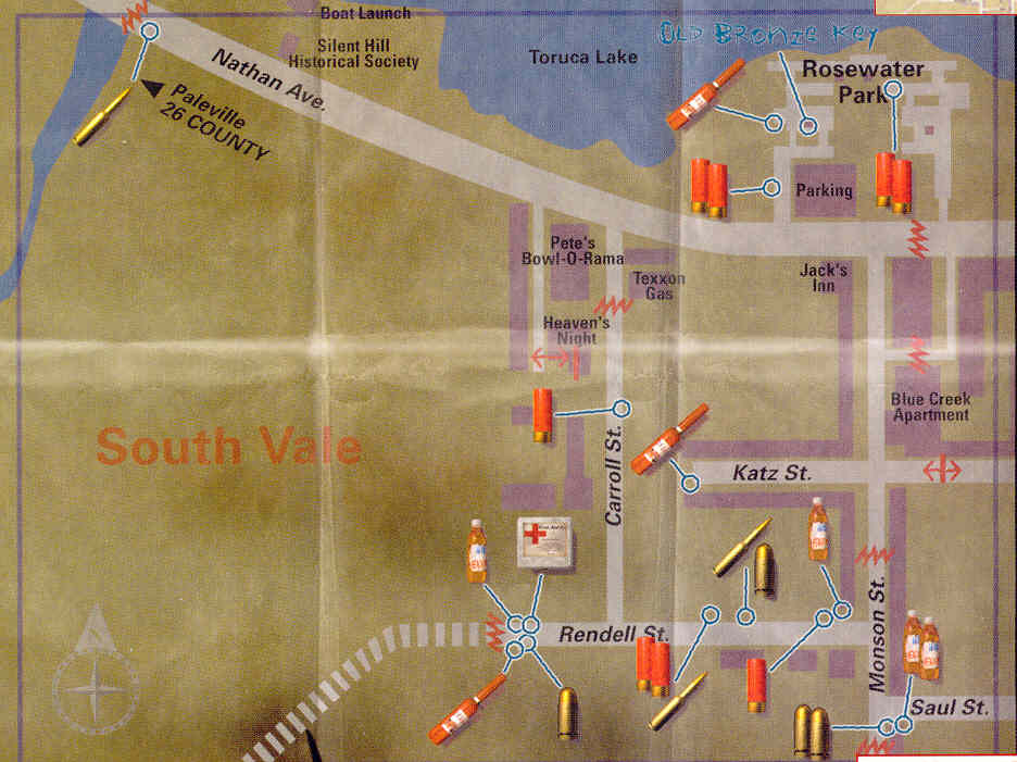 Silent Hill 2 Maps - Silent Hill Memories