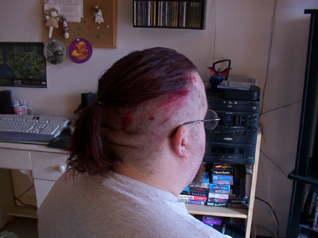 Ok, actually, it was Jenn, and not Maximo that made him red...