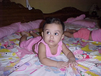 One of Sajeewa twins fully awake