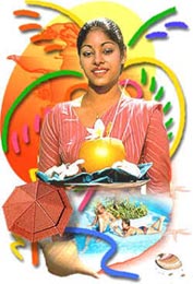 A Sri Lankan beauty welcomes you to the beautiful land of Sri Lanka