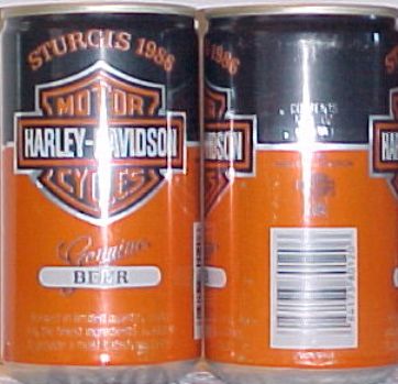 1993 Sturgis Harley Beer 12 oz Can Black Hills South Dakota Huber Brg Wisc 66F 