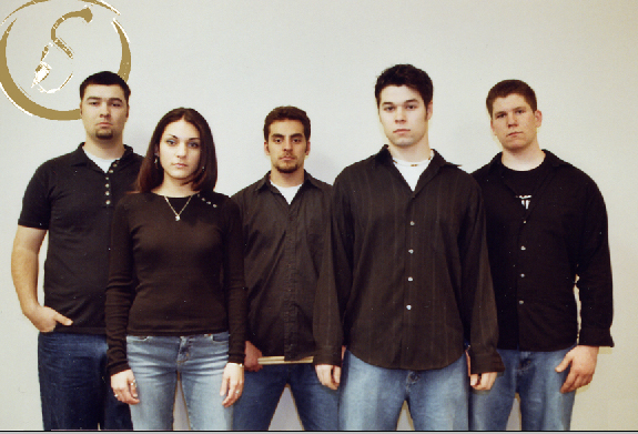 Slinkback is - from left to right:  Jay, Amy, Petey, Tom, Steve