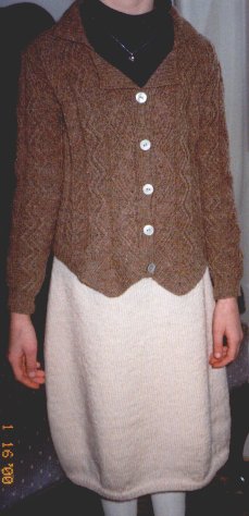 child's weskit and skirt