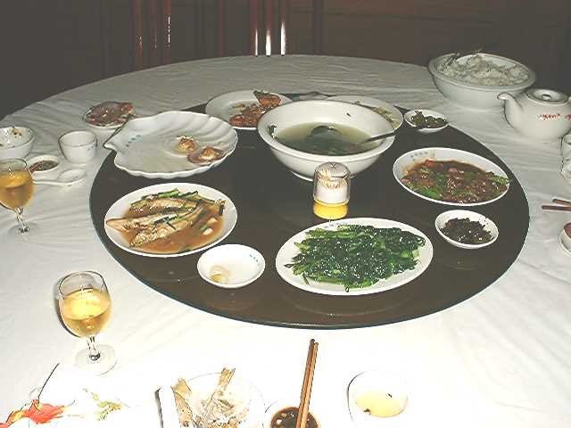 Delicious seafood in Lu Hai Hotel