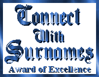 Connect With Surnames Award of
Excellence
