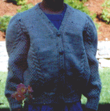 child's v-neck cardigan