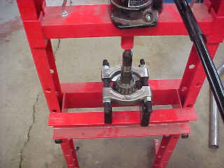 bearing splitter in press