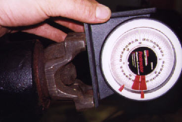 Measuring front pinion angle