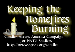 Candles Across America Campaign - Support our troops in Kosovo