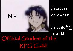 Mia: Student of the RPG Guild