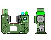 30 TON EPS MOLDING PRESS WITH 24" PLATENS