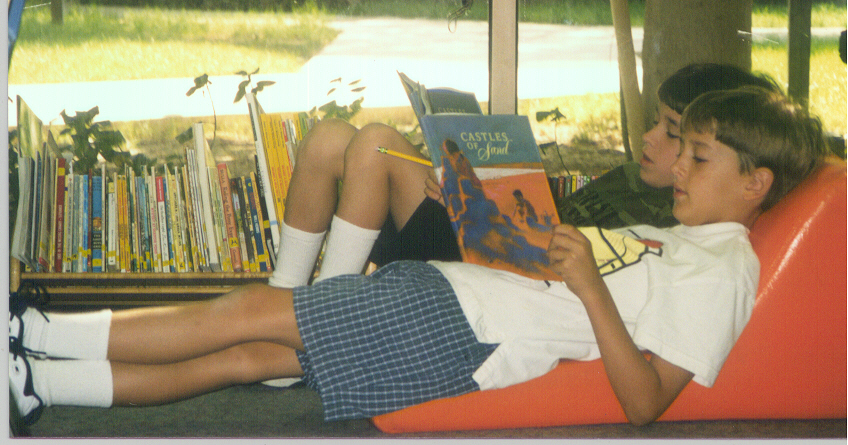 Students reading