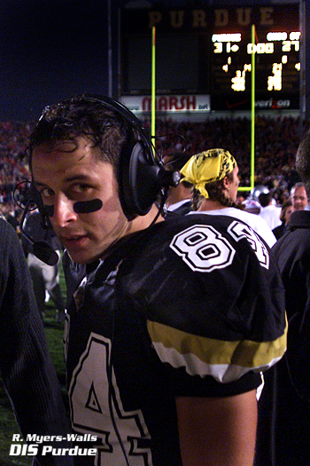 Seth Morales's reaction after his game winning touchtown for the Purdue vs. Ohio State game, which led Purdue to the Rosebowl (October 2000).